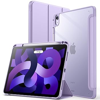 iPad AIR M2本体 + Apple Pencil + 紫カバー Amazon | Fintie iPad Air 11インチ ケース M3 (2025 第7世代